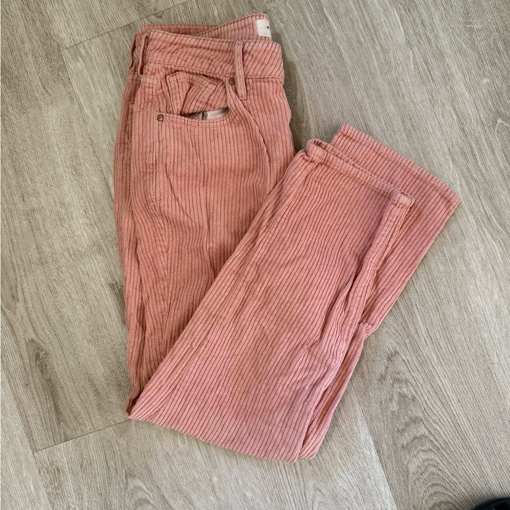 Women's Pink Corduroy Jeans